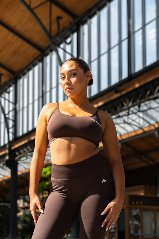 MAKENA – Brassière de sport dos croisé à bretelles multiples