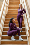 ALYA – Pull de sport femme zippée à manches longues